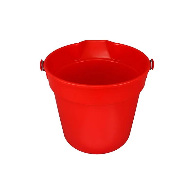 Impact® Utility Bucket & Pail 10 QT Heavy Duty PP Red Color Coded Deluxe Sanitizer 1/Each