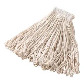 Mop Head Large (LG) 24 OZ White Cotton Loop End Universal Headband 1/Each