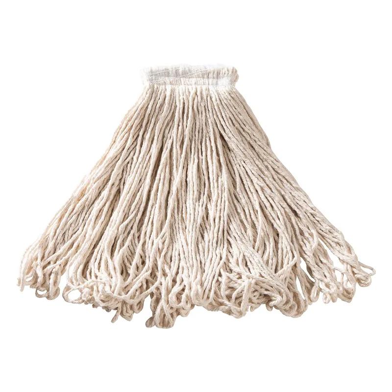 Mop Head Large (LG) 24 OZ White Cotton Loop End Universal Headband 1/Each