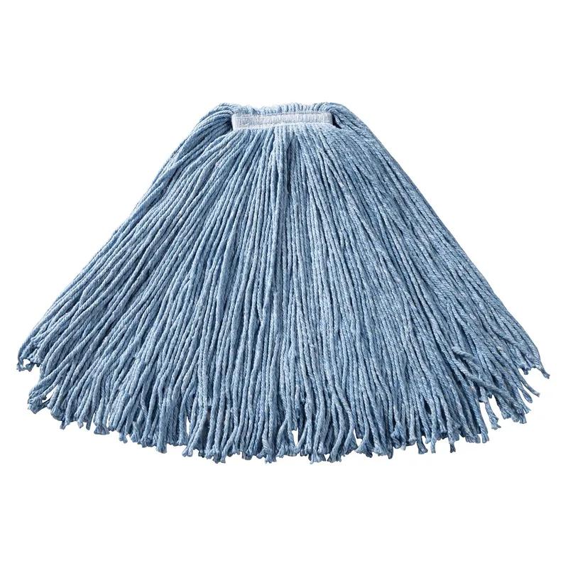 Dura Pro Mop Large (LG) 24 OZ Blue Cotton Synthetic Blend 1IN Headband 12/Case