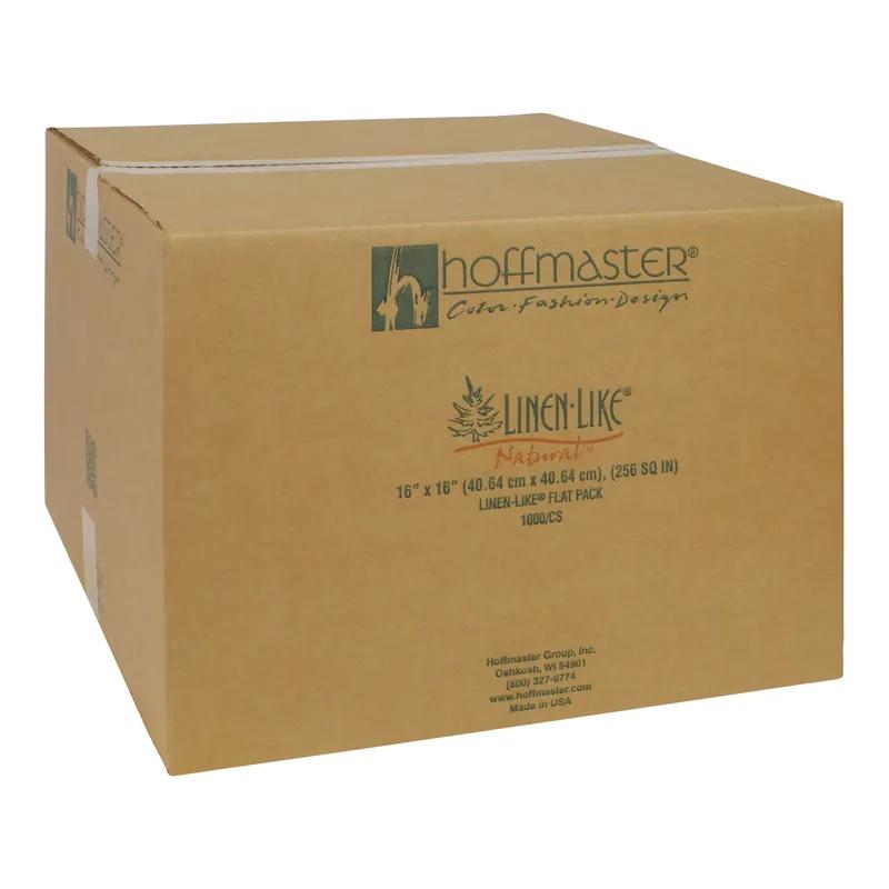 Linen-Like® Dinner Napkins 16X16 IN Kraft Double Reverse Crepe (DRC) 1000/Case