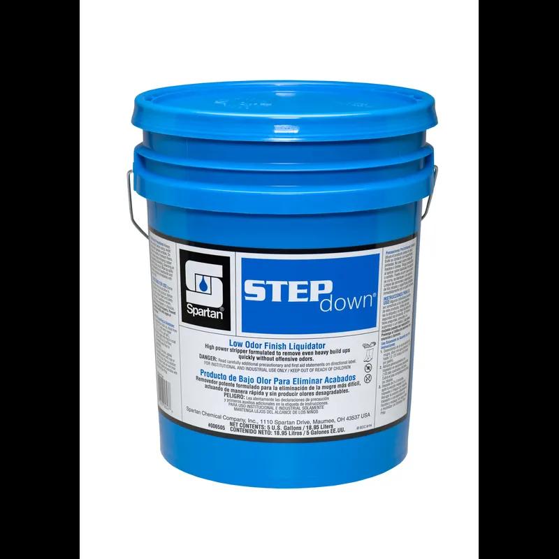 Step Down® Mild Scent Floor Stripper 5 GAL Alkaline Concentrate Non-Butyl Sodium Hydroxide Ethanolamine 1/Pail