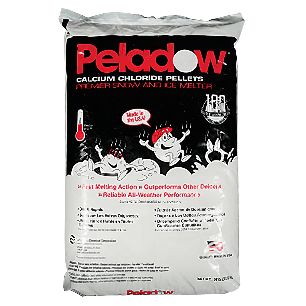 Peladow Ice Melt 50 LB Calcium Chloride Pellets Bag 55/Pallet