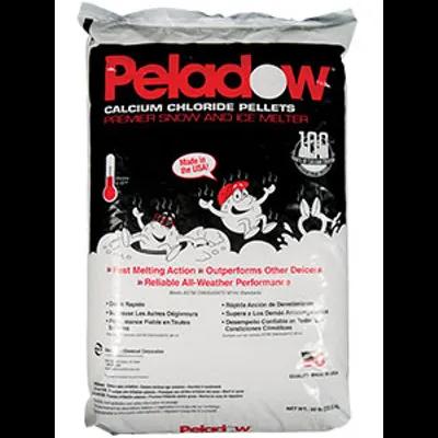 Peladow Ice Melt 50 LB Calcium Chloride Pellets Bag 55/Pallet