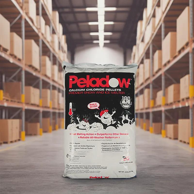 Peladow Ice Melt 50 LB Calcium Chloride Pellets Bag 55/Pallet
