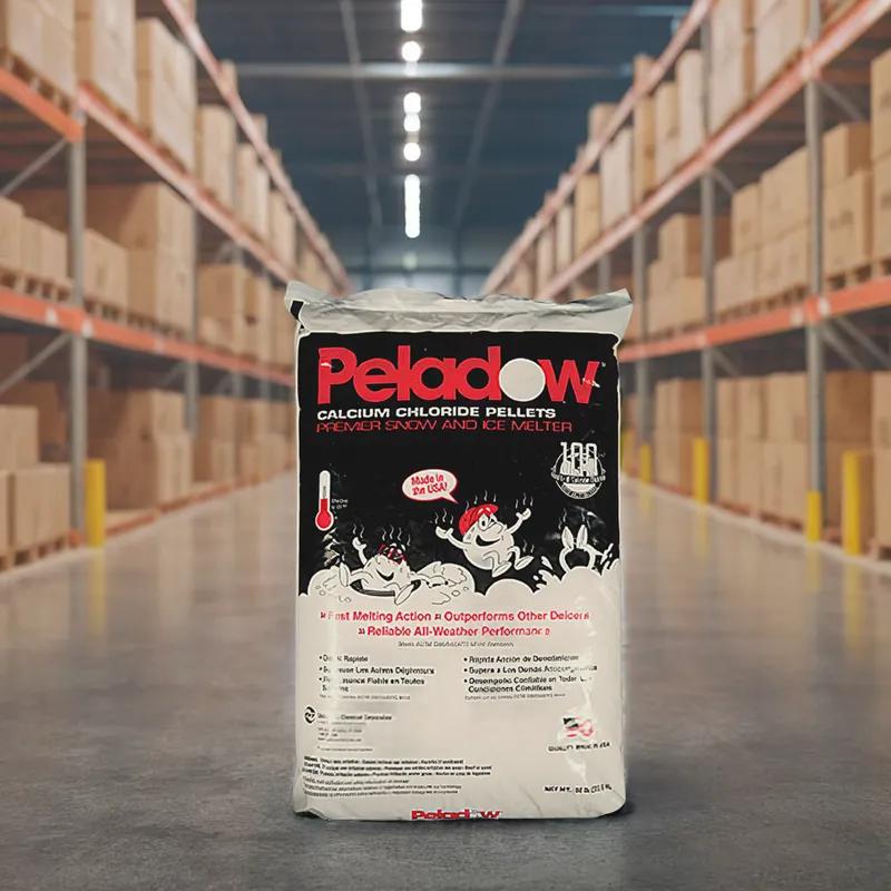 Peladow Ice Melt 50 LB Calcium Chloride Pellets Bag 55/Pallet
