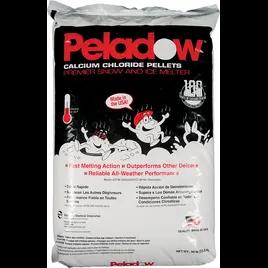Peladow Ice Melt 50 LB Calcium Chloride Pellets Bag 1/Pail