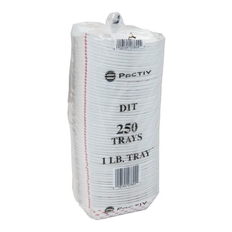 Food Tray 16 OZ Paperboard White Red Boat 1000/Case