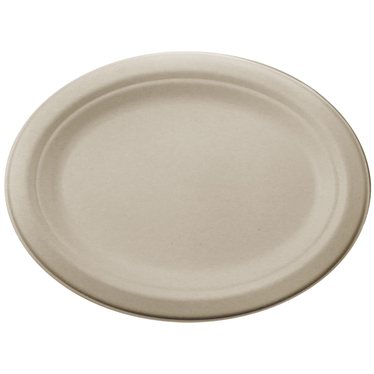 Plate 12 IN Pulp & Fiber Oval 500/Case