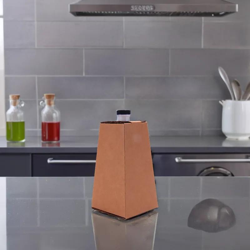 Beverage Carafe 96 OZ 11.875X5.75X5.75 IN Corrugated Cardboard Plastic Kraft 16/Case