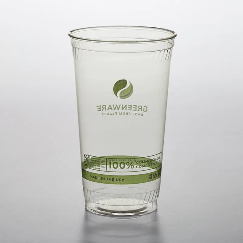 Greenware® Cold Cup 32 OZ PLA Clear 300/Case