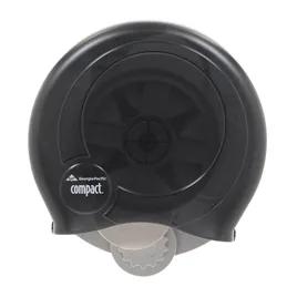 Compact® Toilet Paper Dispenser 5.5X14X13 IN Smoke High Capacity Coreless 4-Roll 1/Each