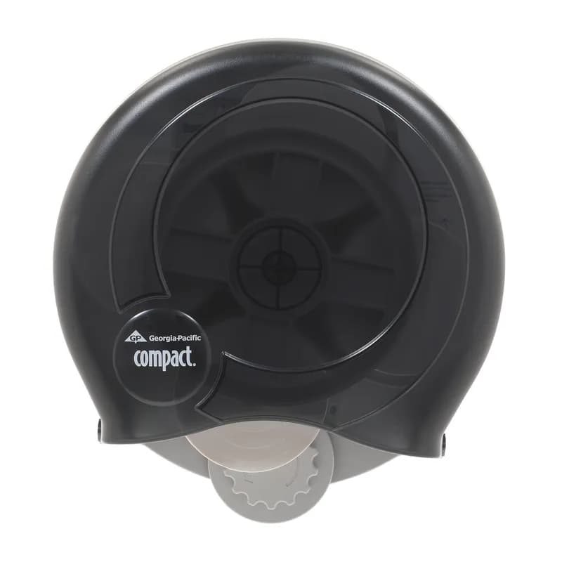 Compact® Toilet Paper Dispenser 5.5X14X13 IN Smoke High Capacity Coreless 4-Roll 1/Each