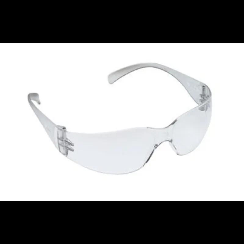 Glasses Plastic With Clear Wraparound Frame Clear Lens 1/Each