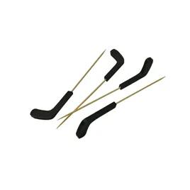 Pick 4.75 IN Bamboo Black Hockey 100 Count/Pack 10 Packs/Case 1000 Count/Case