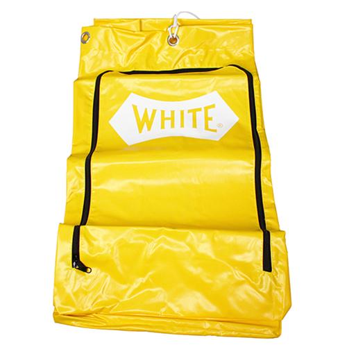 Janitorial Cleaning Cart Bag 25 GAL Yellow Vinyl 1/Each