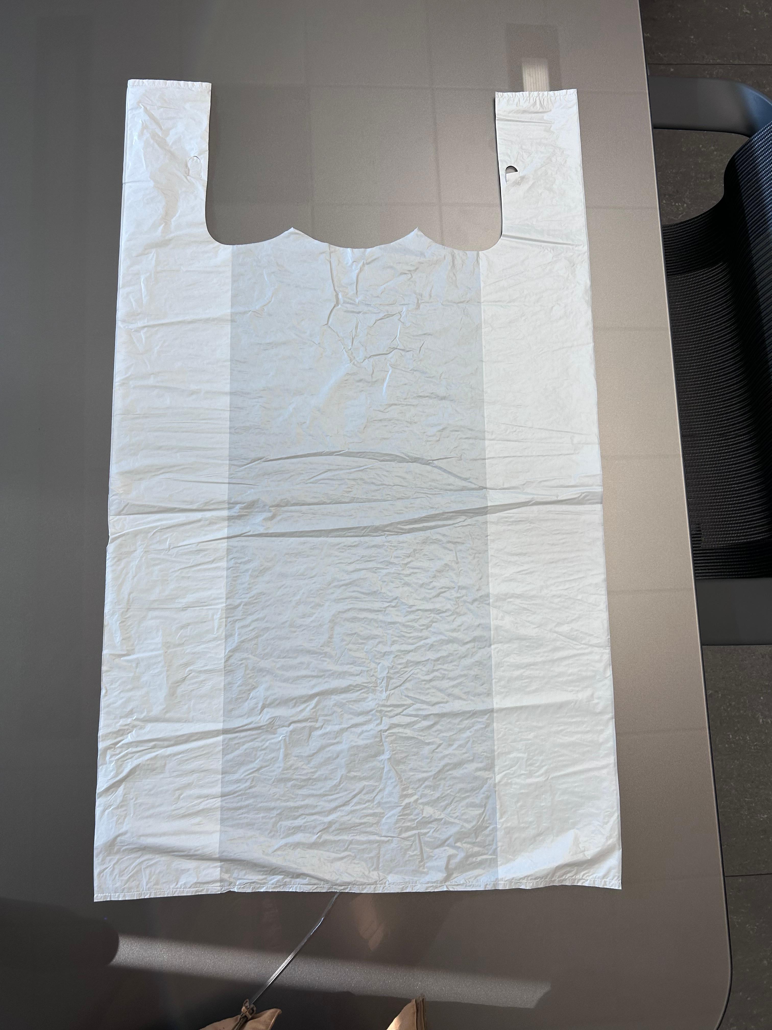 Bag 18X8X30 IN HDPE 18MIC Heavy Duty T-Sack 500/Case