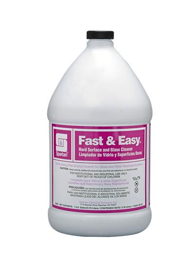Fast & Easy® Floral Window & Glass Cleaner 1 GAL Multi Surface Alkaline RTU Liquid 4/Case
