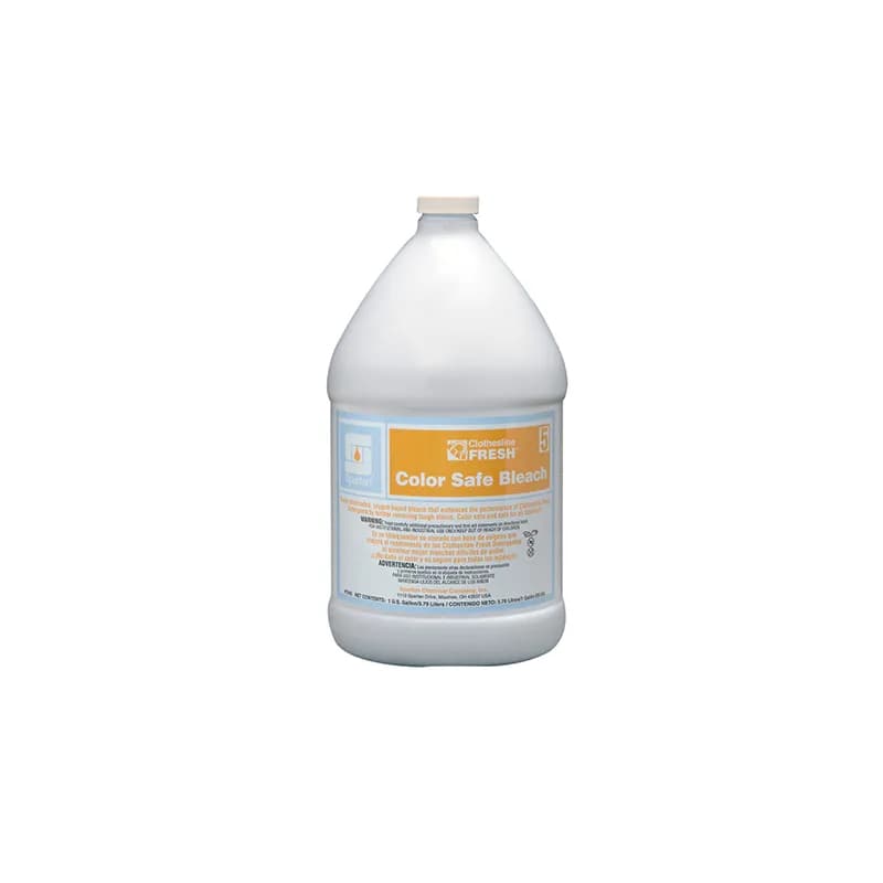 Clothesline Fresh® Color Safe Bleach 5 Mild Scent 1 GAL Mild Acid RTU Non-Chlorinated 4/Case