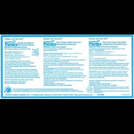 Clean on the Go Clean by Peroxy Product Label Vinyl White 1/Each
