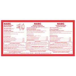 NABC Secondary Label Product Label 1/Each