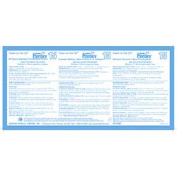 Clean on the Go Clean by Peroxy 15 Product Label Vinyl White 1/Each