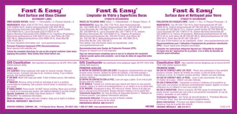 Fast and Easy Product Label Paper 1/Each