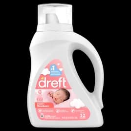 Dreft® 2X Stage 1 Laundry Detergent 42 FLOZ Liquid High-Efficiency Soap 6/Case