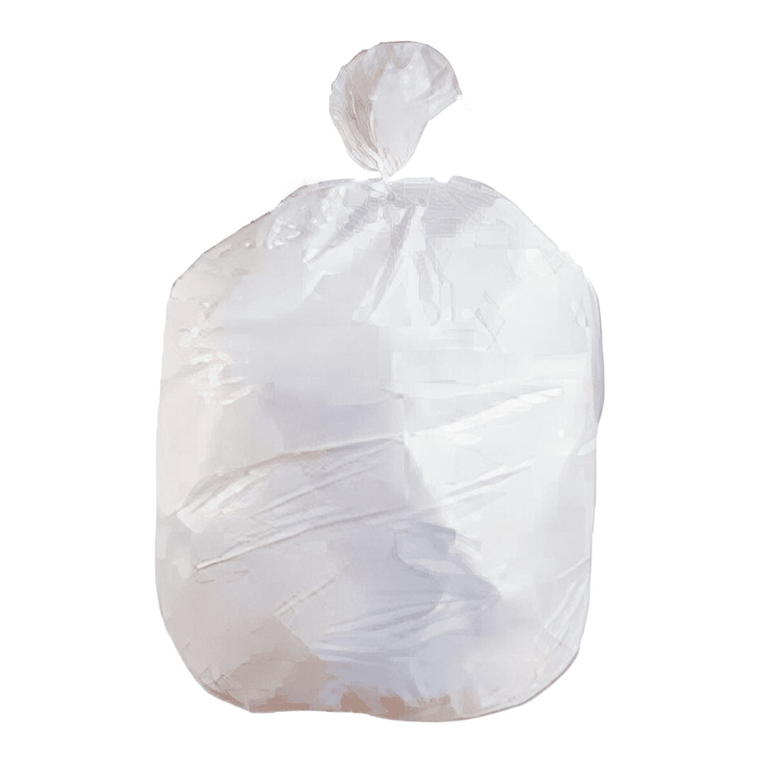 Victoria Bay Can Liner 15X9X32 IN White LLDPE 0.5MIL 25 Count/Pack 20 Packs/Case 500 Count/Case