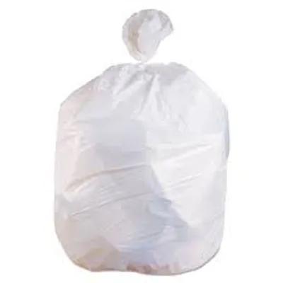 Victoria Bay Can Liner 15X9X32 IN White LLDPE 0.5MIL 25 Count/Pack 20 Packs/Case 500 Count/Case