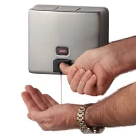 ConturaSeries® Soap Dispenser Liquid 1500 mL Silver Manual Surface Mount 1/Each