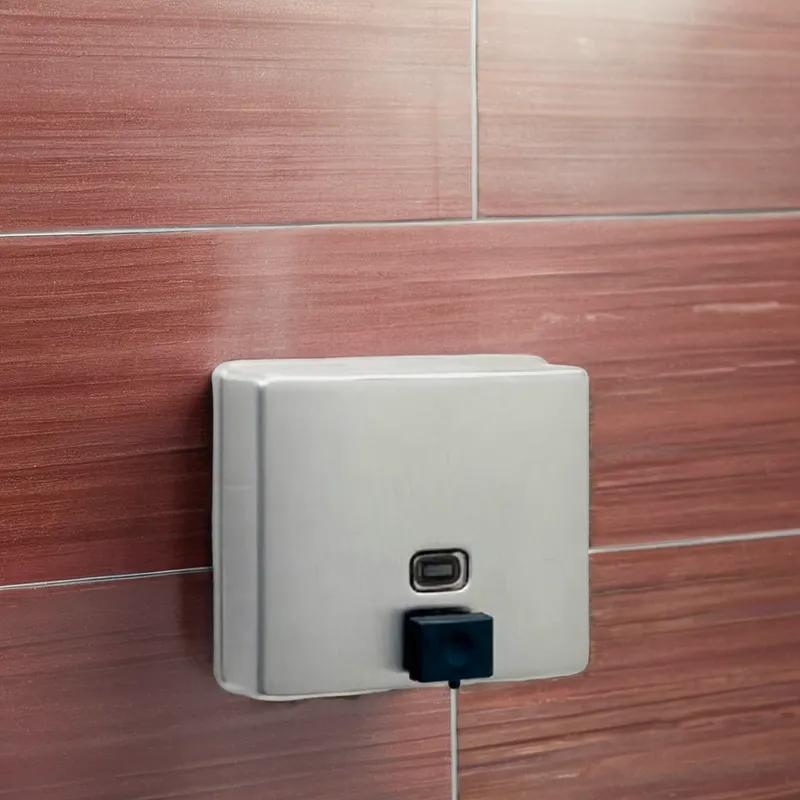 ConturaSeries® Soap Dispenser Liquid 1500 mL Silver Manual Surface Mount 1/Each