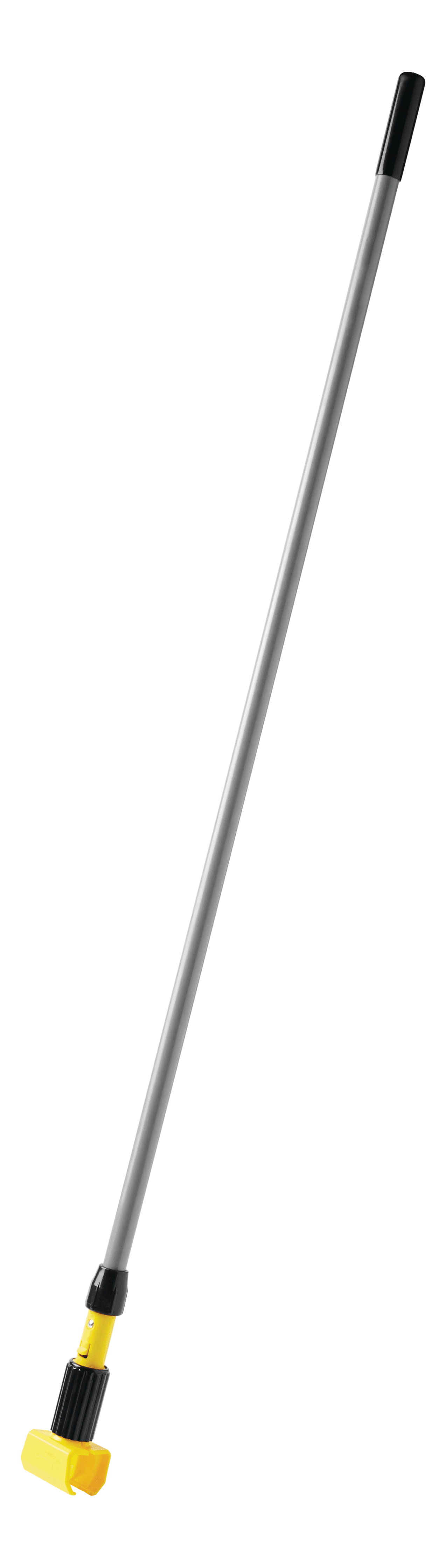 Gripper® Mop Handle 60 IN Gray Yellow Fiberglass Clamp Style 12/Case