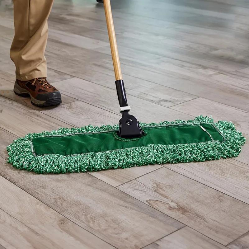 Dust Mop 36 IN Green Microfiber Loop End 1/Each