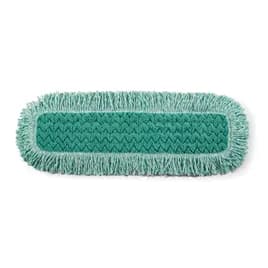Hygen™ Dust Mop 24 IN Green Microfiber Fringed 6/Case