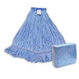 Mop Head #32 Blue Synthetic Fiber Loop End 1/Each