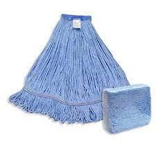 Mop Head #32 Blue Synthetic Fiber Loop End 1/Each