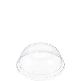 Dart® Lid Dome 3.778X1.385 IN PET Clear For 5-20 OZ Cold Cup With Hole Freezer Safe 100 Count/Pack 10 Packs/Case