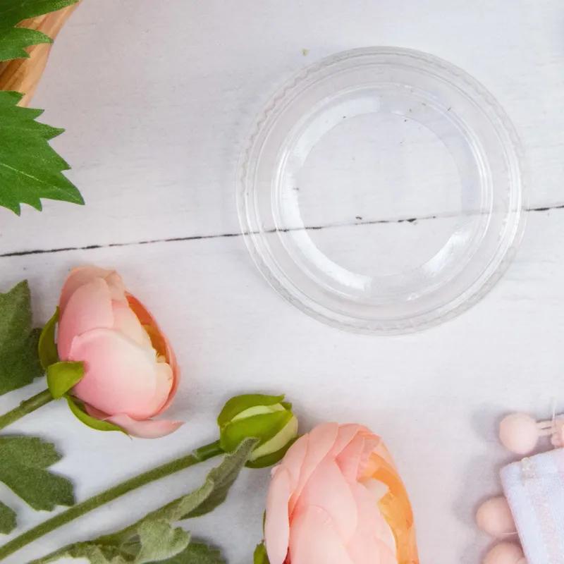 Dart® Lid Dome 3.778X1.385 IN PET Clear For 5-20 OZ Cold Cup With Hole Freezer Safe 100 Count/Pack 10 Packs/Case