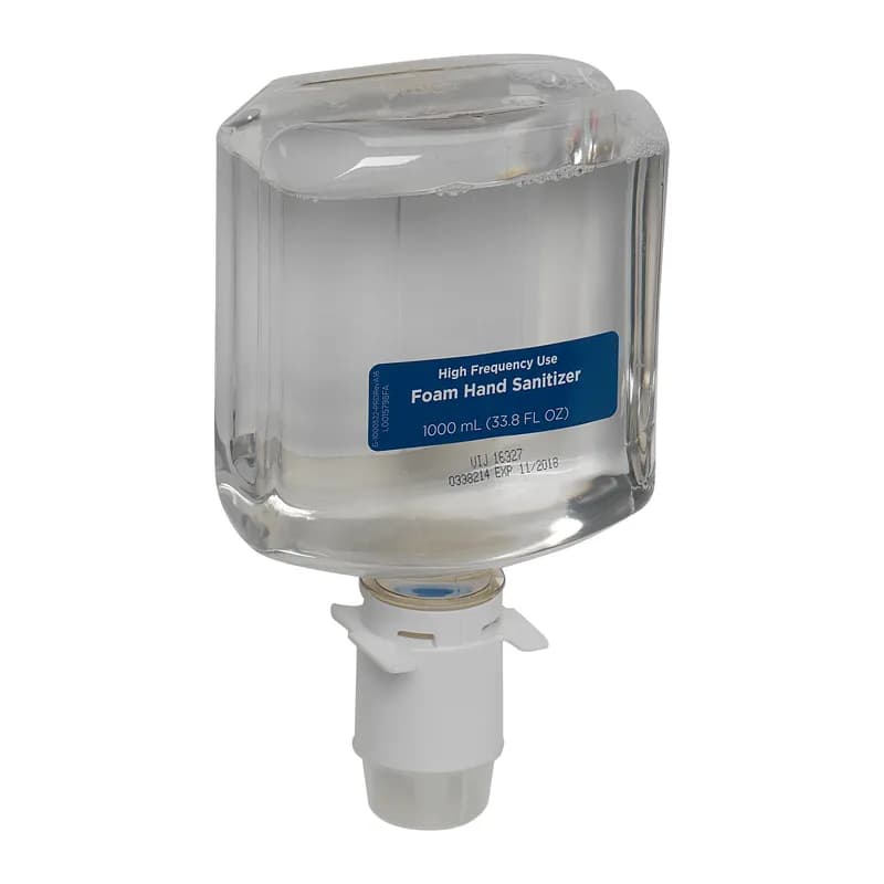 enMotion® Hand Sanitizer Foam 1000 mL Unscented Fragrance Free Clear Dye Free High Frequency 2/Case