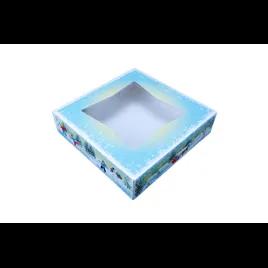Bakery Box 10X10 IN Paperboard White Winter Wonderland 150/Case