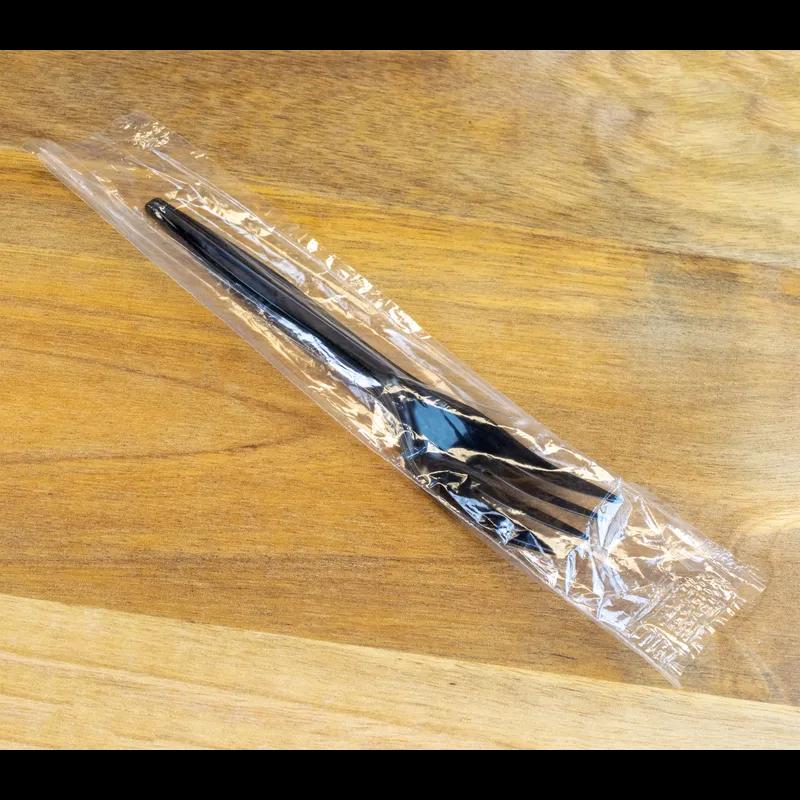 Fork PP Black Medium Weight Individually Wrapped 1000/Case