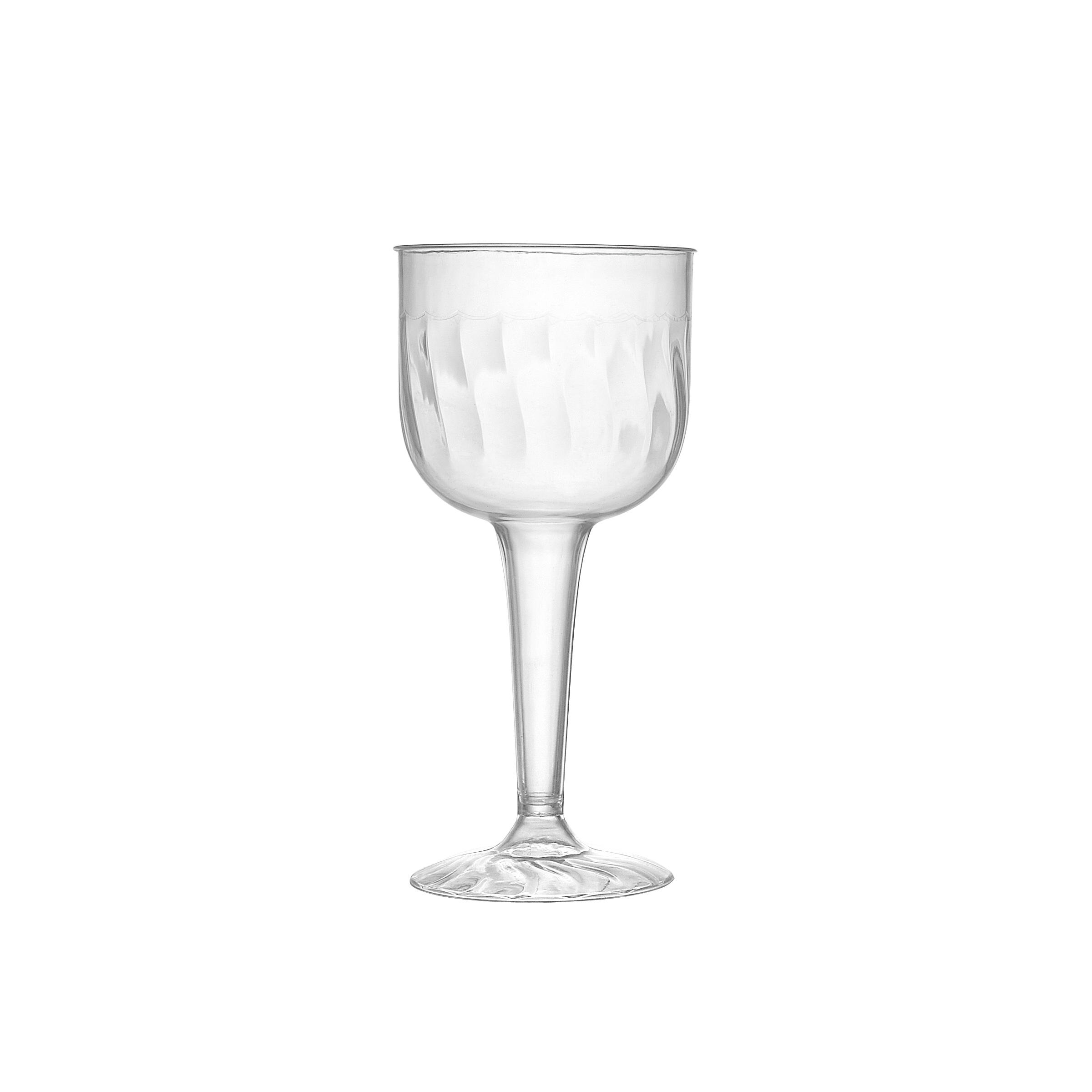 Flairware Cup Goblet Wine 8 OZ Plastic Clear 96/Case