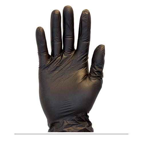 Gloves XL Black Standard Vinyl Disposable Powder-Free 100 Count/Pack 10 Packs/Case 1000 Count/Case