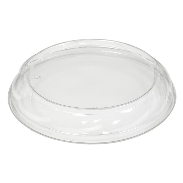 Lid Dome 9.75X1.56 IN 1 Compartment PET Clear Round For 9 OZ Pie Bakery Container 200/Case