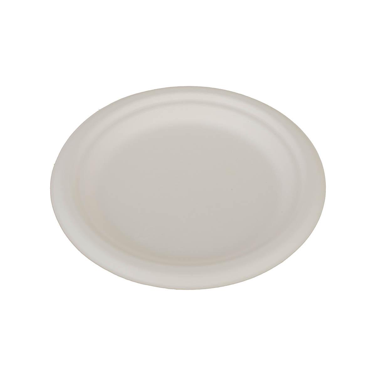 Plate 6 IN Pulp Fiber White Heavy Duty 1000/Case