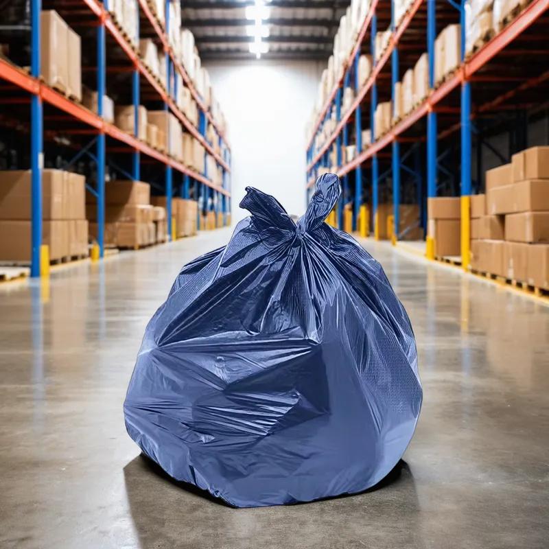 Can Liner 37X50 IN Blue Plastic 1.2MIL 150/Case