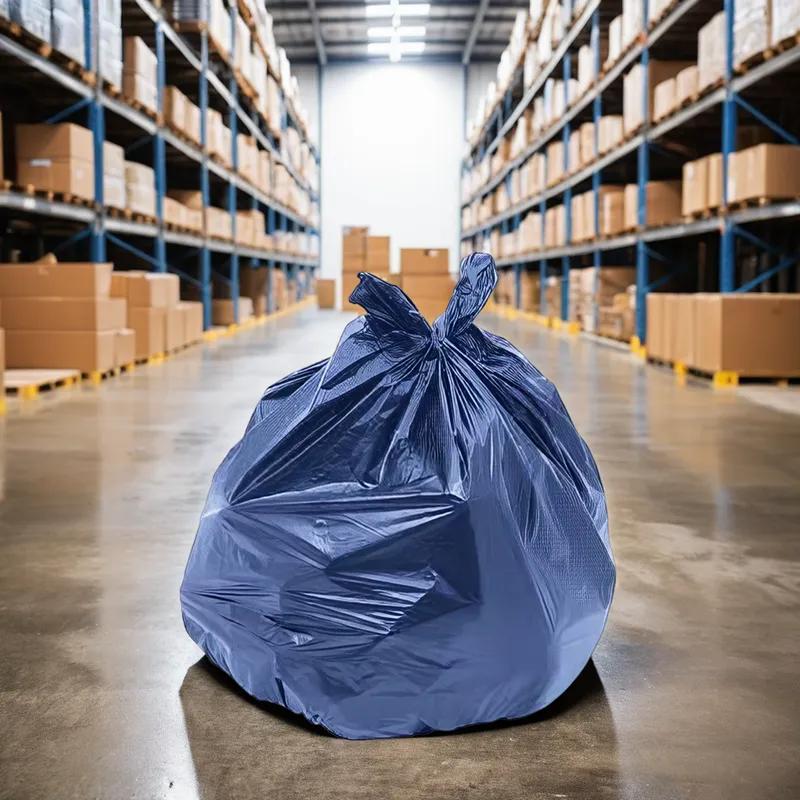 Can Liner 37X50 IN Blue Plastic 1.2MIL 150/Case