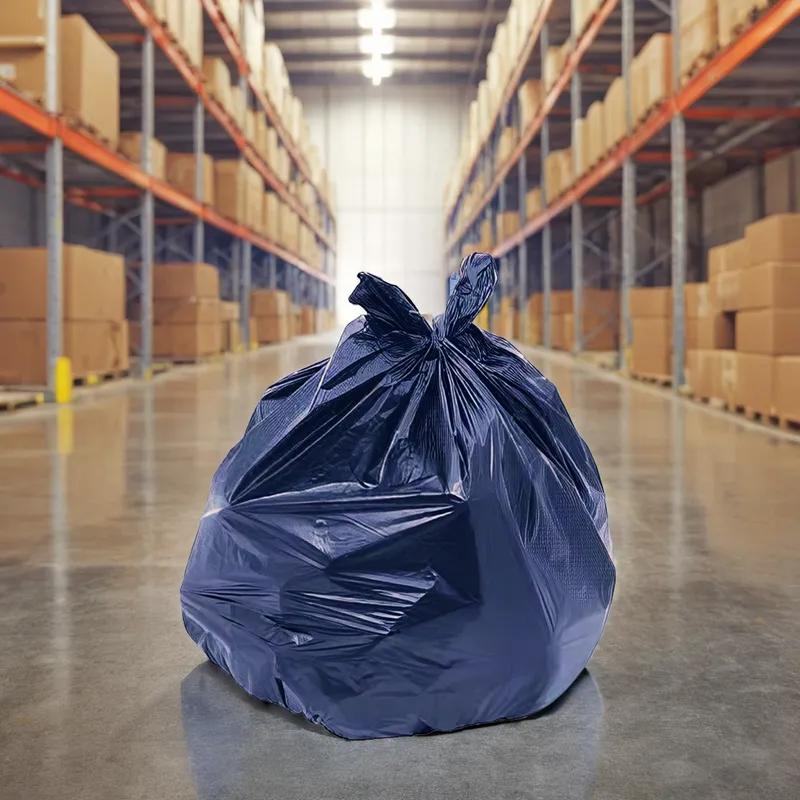 Can Liner 37X50 IN Blue Plastic 1.2MIL 150/Case