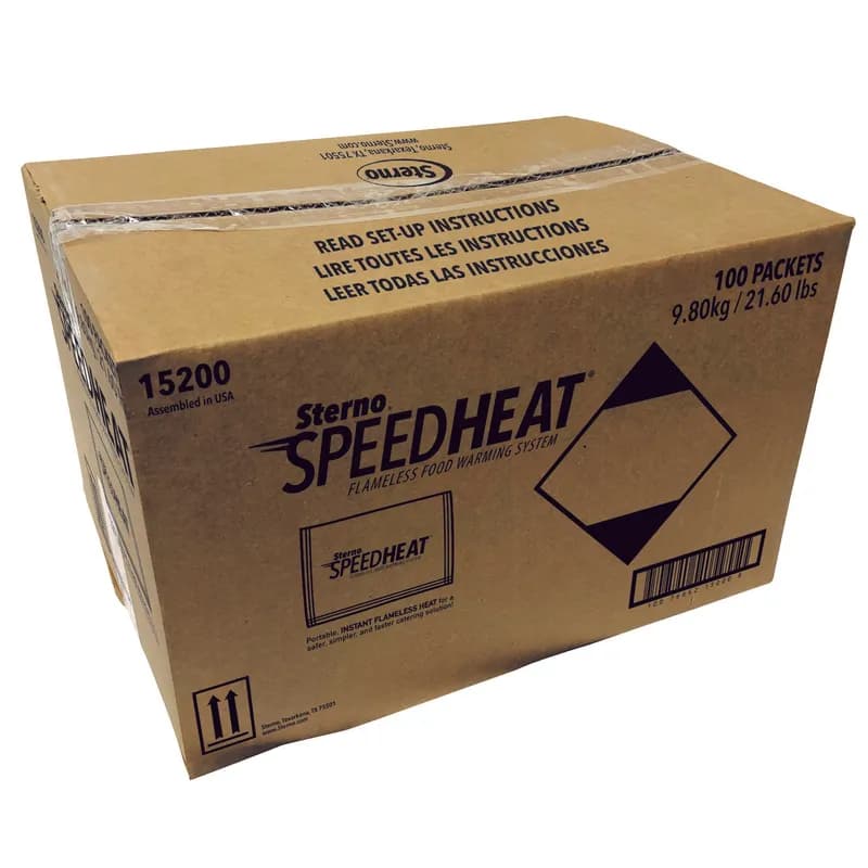 SpeedHeat Warming System Flameless Heat Packets 100/Case
